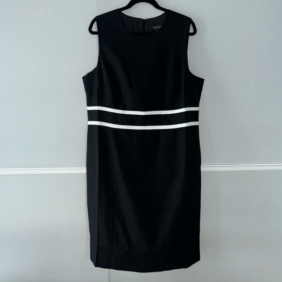 Black Label by Evan-Picone Lined Sleeveless Dress - Picture 2 of 6